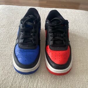 Black and Red-Blue Sneakers